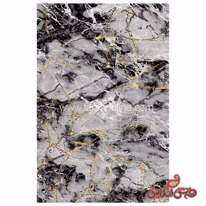 فرش ماشینی ساوین ویژن کد 4222 نقره ای روشن