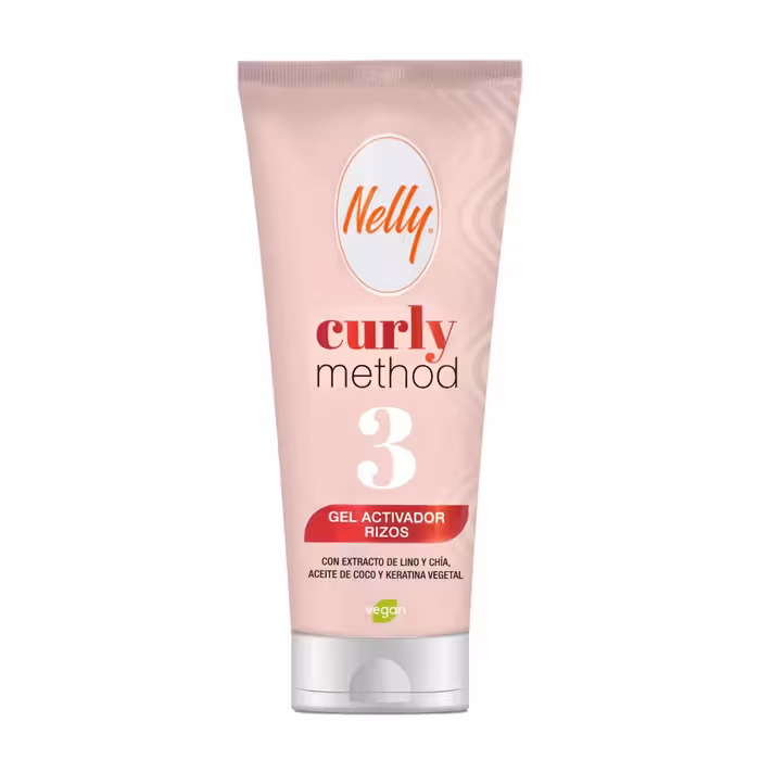 مشخصات، خرید و قیمت ژل حالت دهنده مو مخصوص موی فر نلی Nelly مدل Curly method حجم 200 میل ⭐️ ویان مارکت