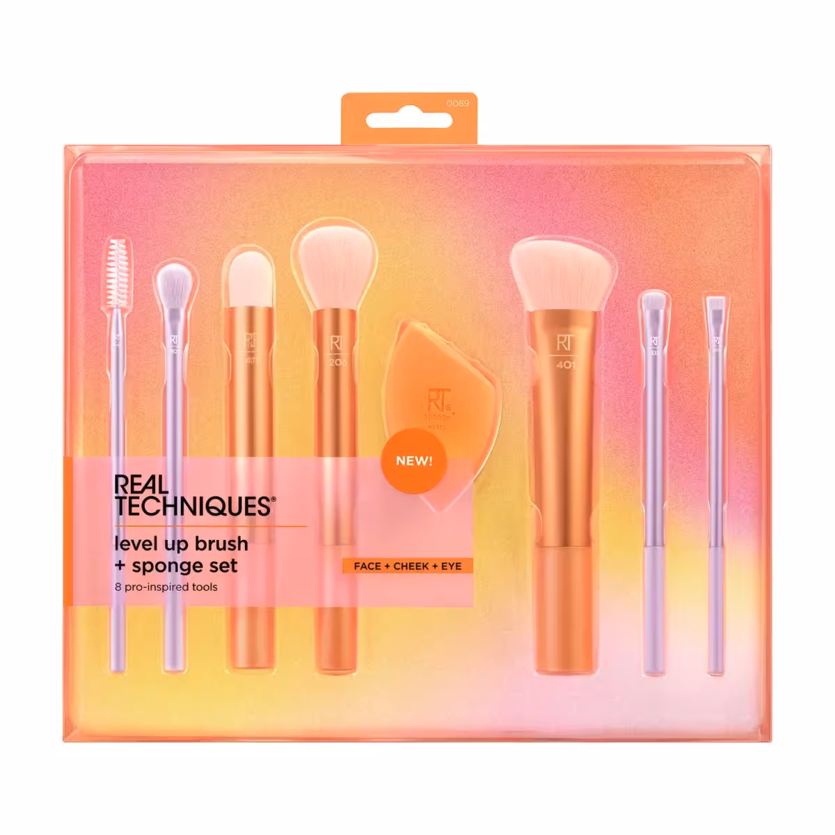 ست 8 عددی براش و پد آرایشی Real Techniques ریل تکنیکس0089