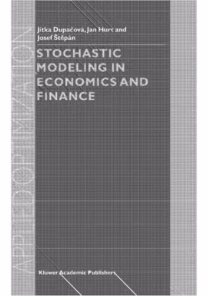 خرید و دانلود نسخه کامل کتاب Stochastic Modeling in Economics and Finance