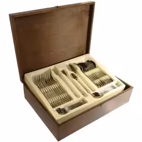 سرویس قاشق و چنگال 155 پارچه یونیک مدل دونا