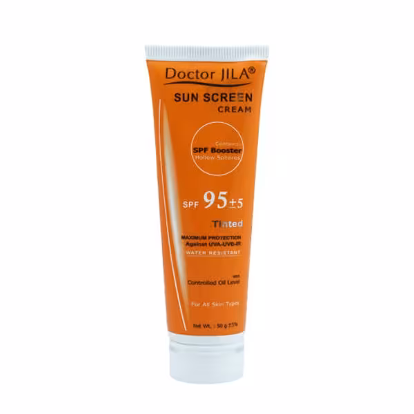 کرم ضد آفتاب رنگی دکتر ژیلا مدل Tinted با Spf 95 حجم 50 میلی لیتر