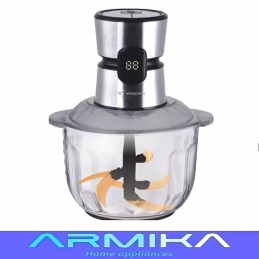 خردکن 5 لیتری مباشی مدل ME-CH4008 | خرید خردکن شیشهای بزرگ و قدرتمند