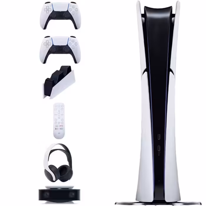 پلی استیشن 5 اسلیم دیجیتال باندل کامل لوارم جانبی