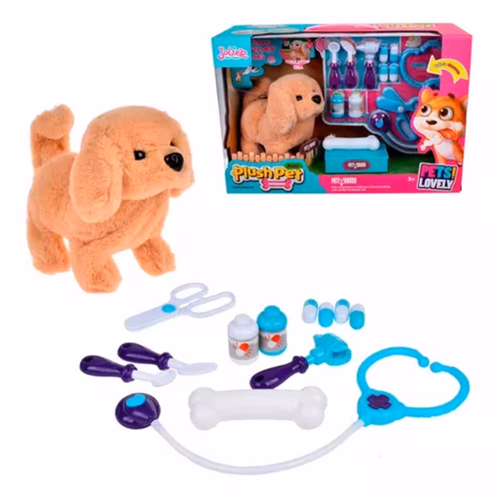 عروسک رباتی سگ پشمالو با لوازم برند Joliek کد MC1031