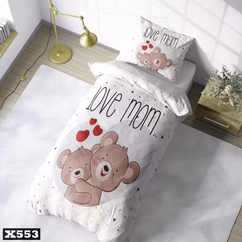 روتختی سه بعدی طرح کودک خرس