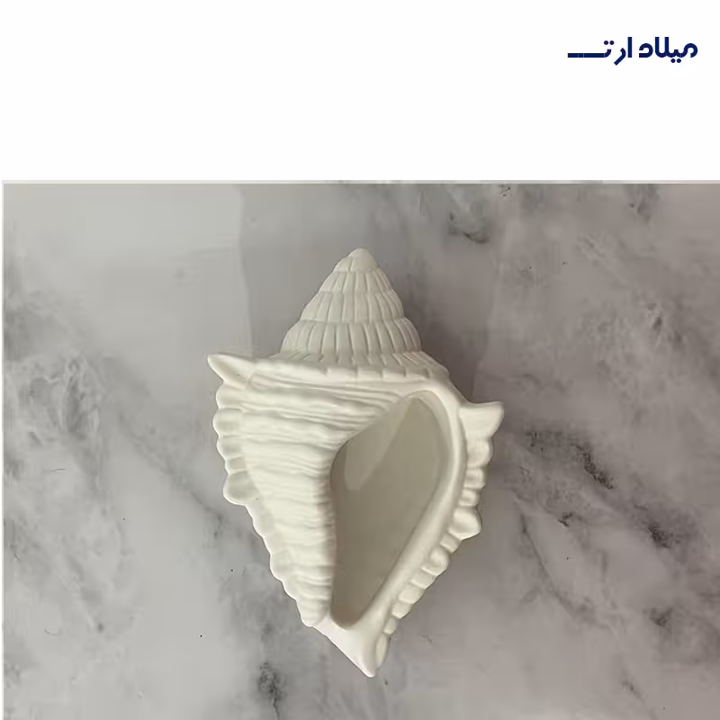 ظروف بتنی گوش ماهی 18 سانت (رنگ رندم)