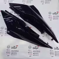قاب ( کاور ) گیتاری زیر زین موتور طرح کلیک 170 و واریو 170 و 160 ( مشکی براق ) ( جفت ) خارجی