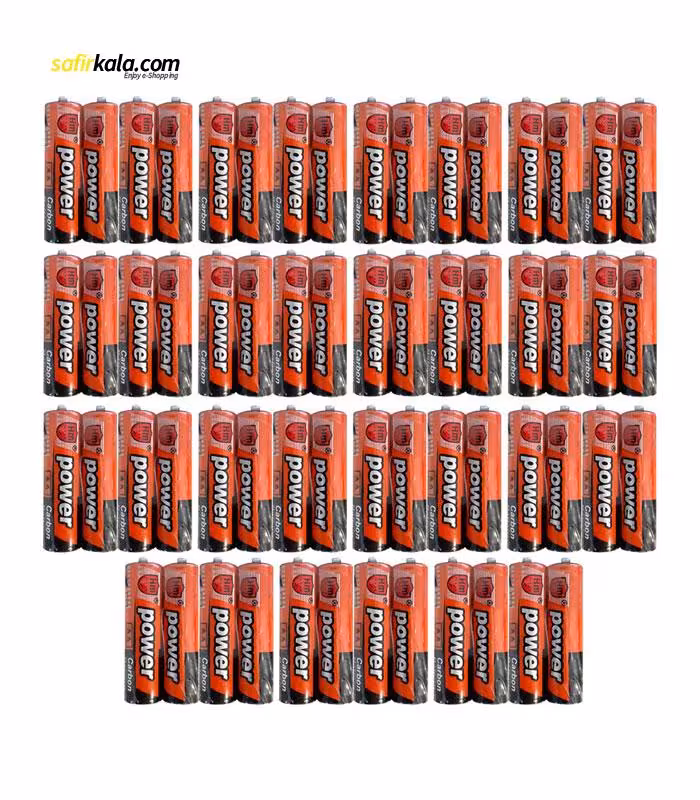 باتری قلمی مدل AA بسته 60 عددی