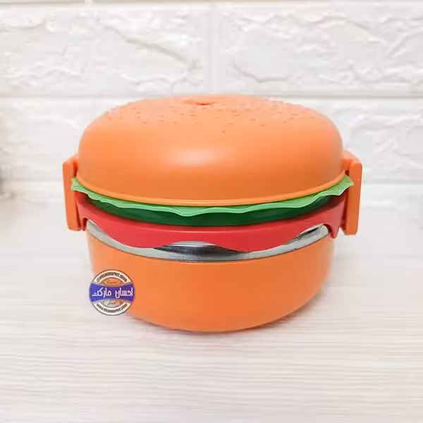 ظرف غذای همبرگری دوطبقه