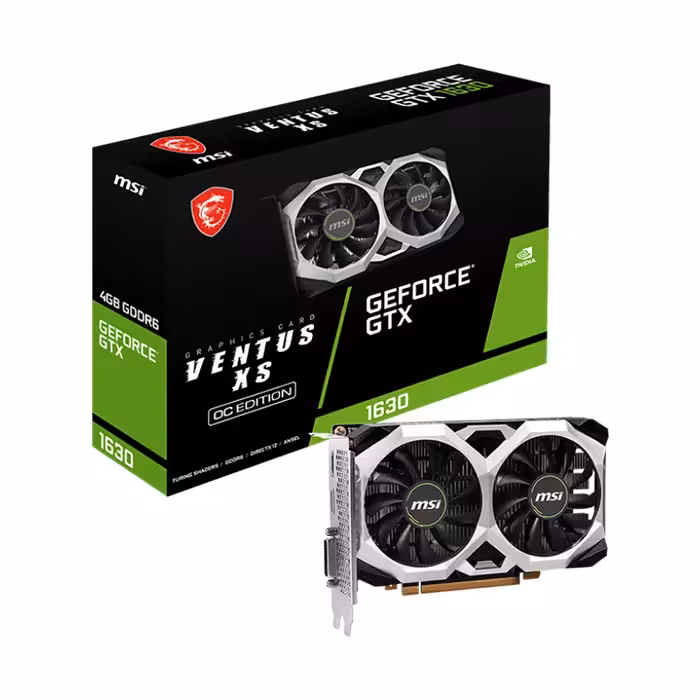 کارت گرافیک ام اس ای GeForce GTX 1630 VENTUS XS 4G OC