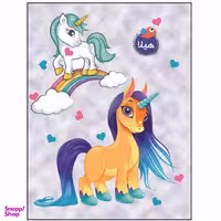 دفتر نقاشی هیلا مدل رحلی طرح اسب تک شاخ