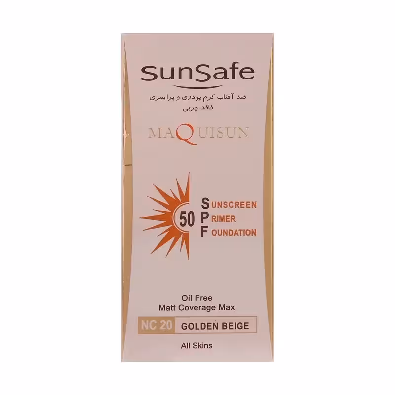 کرم ضدآفتاب رنگی سانسیف SPF50 مدل NC20 حجم 40 میلیلیتر