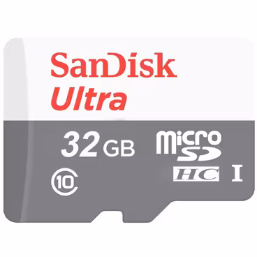 کارت حافظه microSDHC سن دیسک مدل Ultra کلاس 10 استاندارد UHS-I U1 سرعت 100MBps ظرفیت 32 گیگابایت