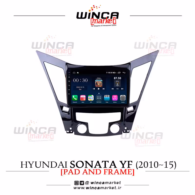 مانیتور اندروید سوناتا وای اف YF 2010-2015 برند وینکا WINCA سری S500 پلاس مدل H855