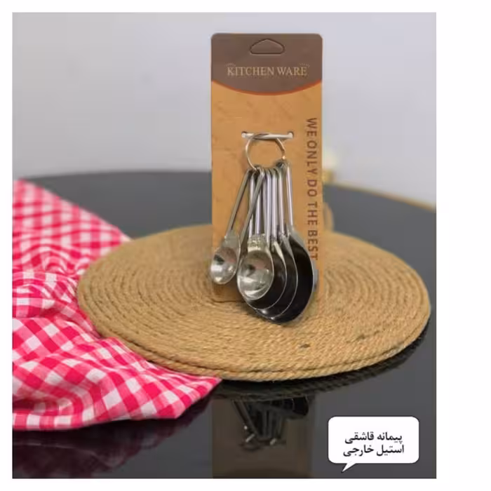 پیمانه قاشقی استیل