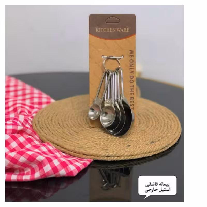 پیمانه قاشقی استیل