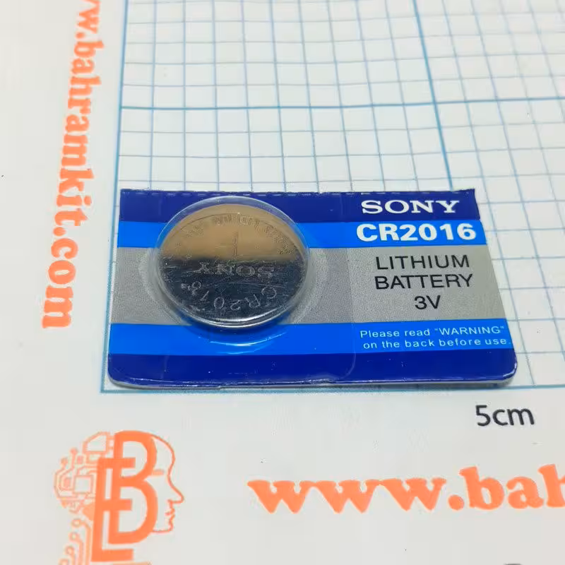باتری CR2016 قرصی لیتیوم 3 ولت سونی Sony
