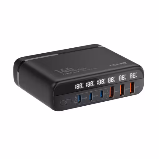 شارژر رومیزی 140W الدینیو مدل A6140C