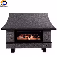 بخاری گازی شومینه ای نیک کالا 24000 مدل آذر mc24