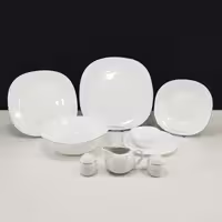سرویس آرکوپال 29 پارچه دینو مدل 4 گوش سفید لب طلا ارسال رایگان