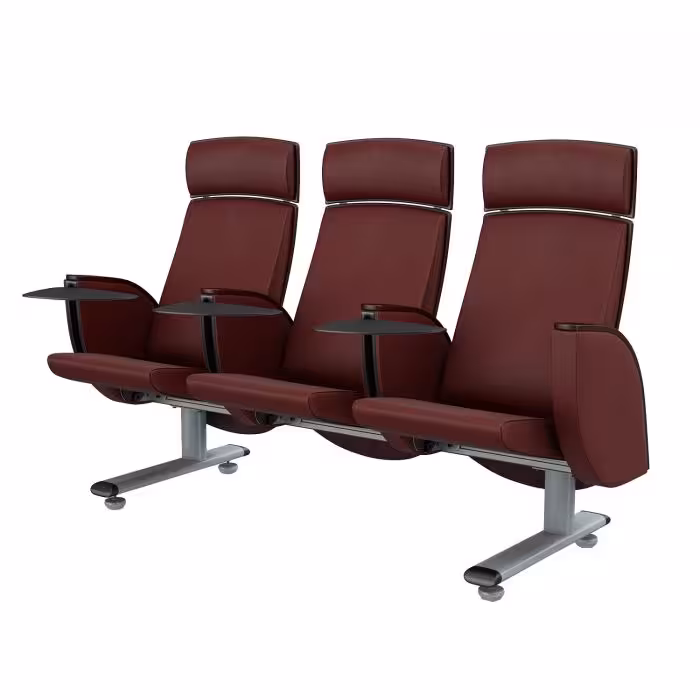 صندلی سه نفره آمفی تئاتر و همایش اروند مدل 2910 تحریری