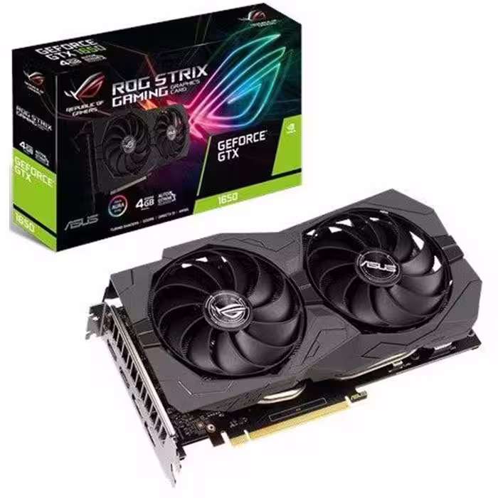 کارت گرافیک ایسوس مدل ROG-STRIX-GTX1650-4GD6-GAMING با حافظه 4 گیگابایت