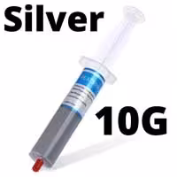 خمیر سیلیکون سرنگی بزرگ نقره ای  Thermal Grease HM501
