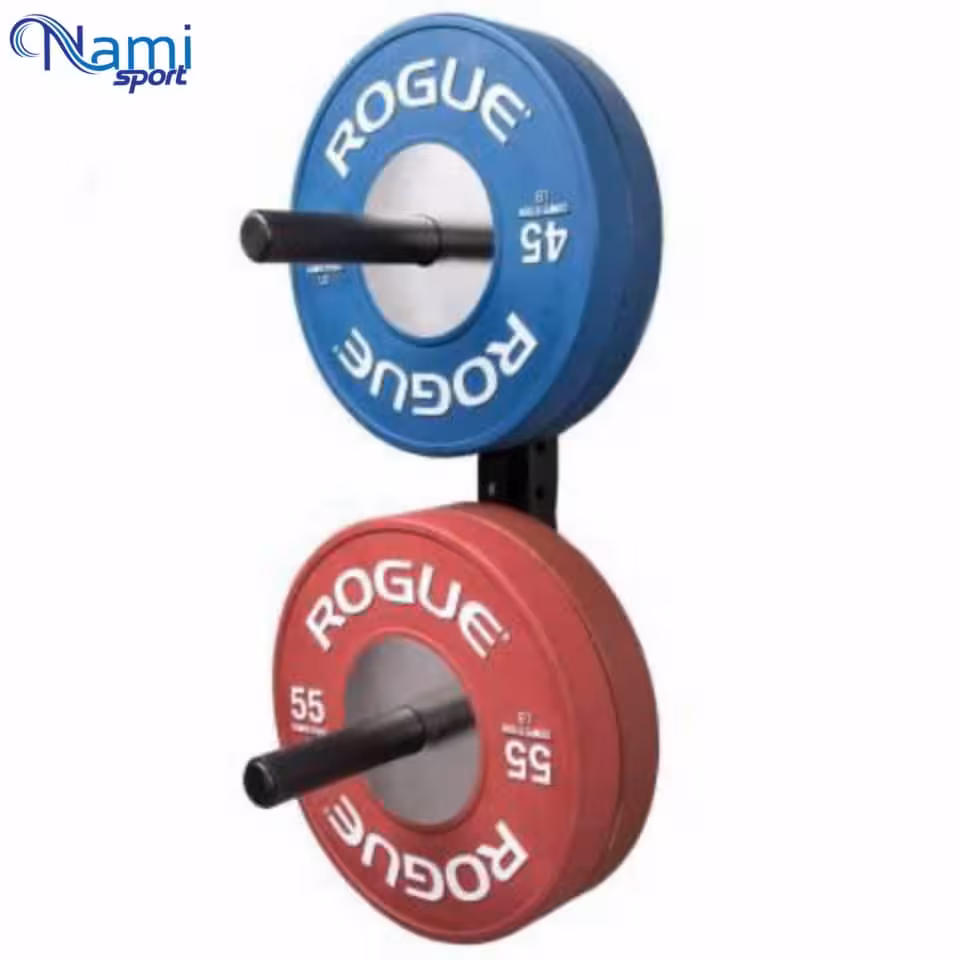 رک صفحه هالتر دیواری Wall barbell plate rack
