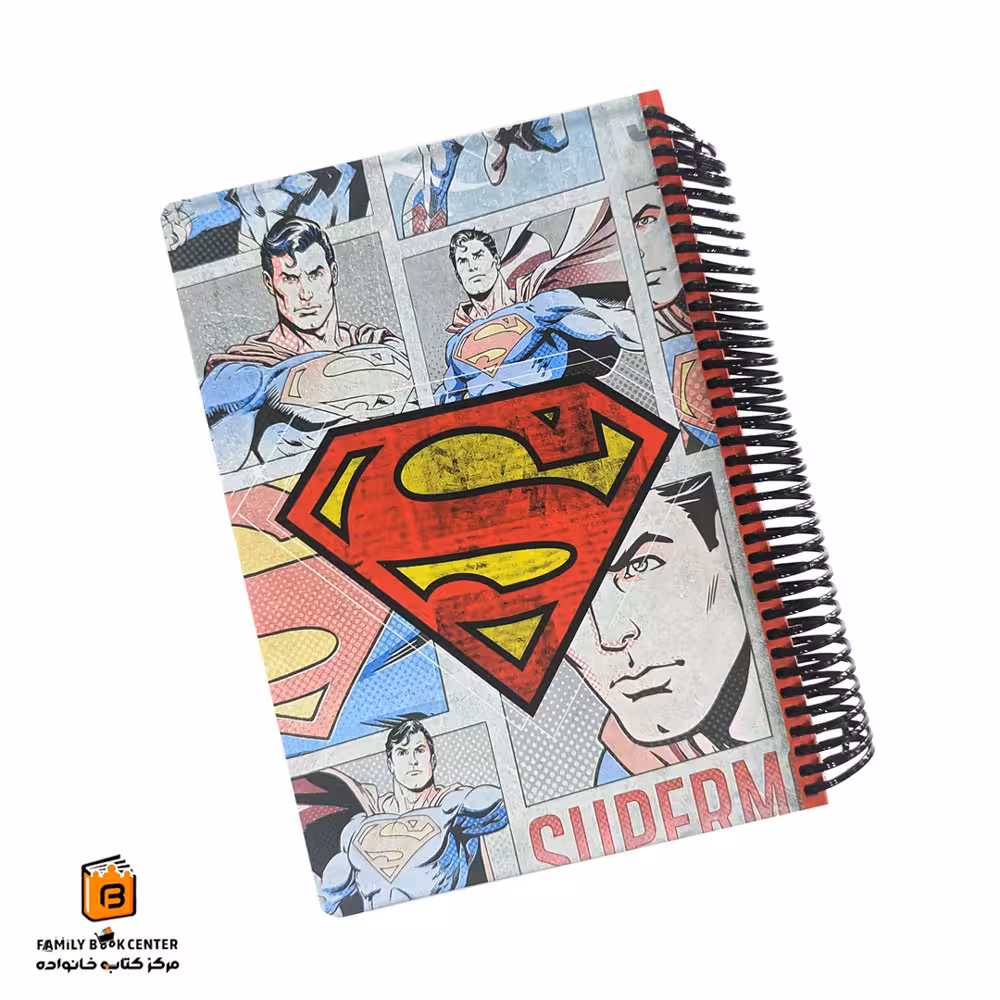 دفتر خط دار 100 برگ طرح سوپرمن لانگو (Lango)