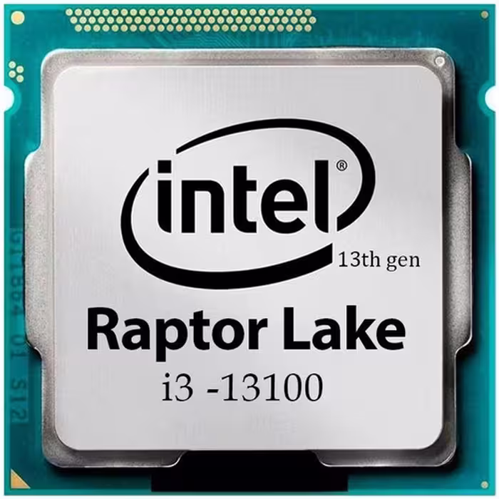پردازنده کامپیوتر اینتل، مدل Core i3-13100 Raptor Lake Tray pulled