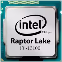 پردازنده کامپیوتر اینتل، مدل Core i3-13100 Raptor Lake Tray pulled