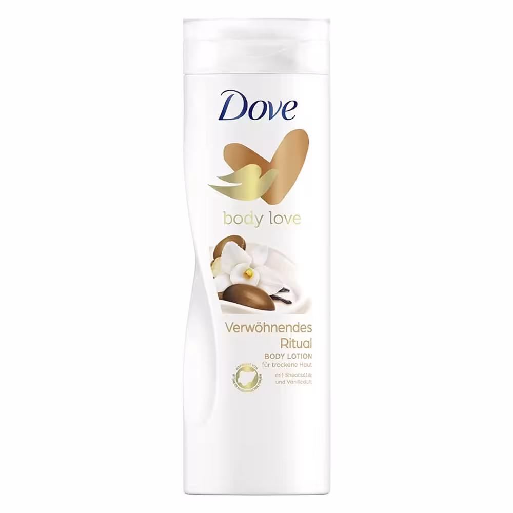 لوسیون بدن داو Dove حاوی کره شی باتر و وانیل حجم 400 میل