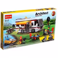 ساختنی لگو بریک آرشیتکت architect  «کمپینگ تعطیلات» 3117