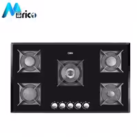 گاز رومیزی کن کد CG527 پنج شعله شیشه