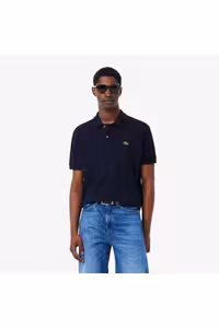 تی شرت یقه پولو آبی مردانه کلاسیک فیت L1212 Lacoste