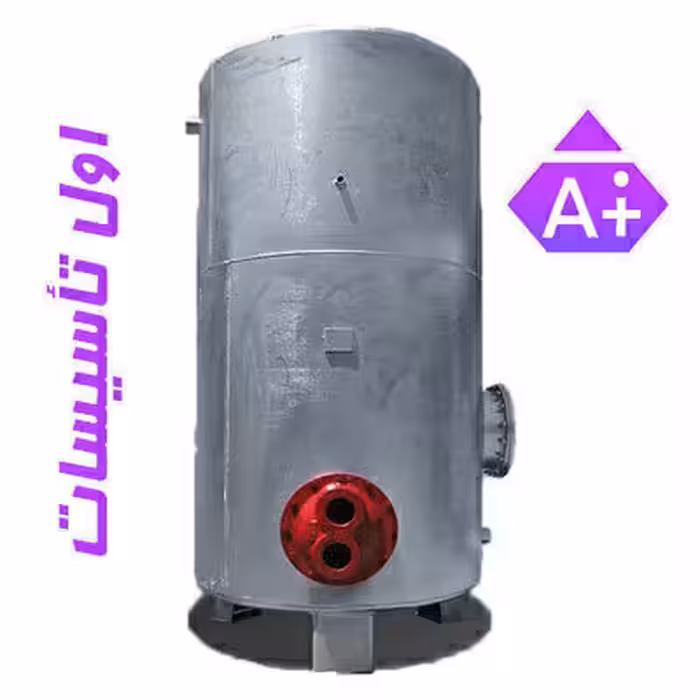 منبع کویل دار عمودی 2000 لیتری (ورق 5 میل)