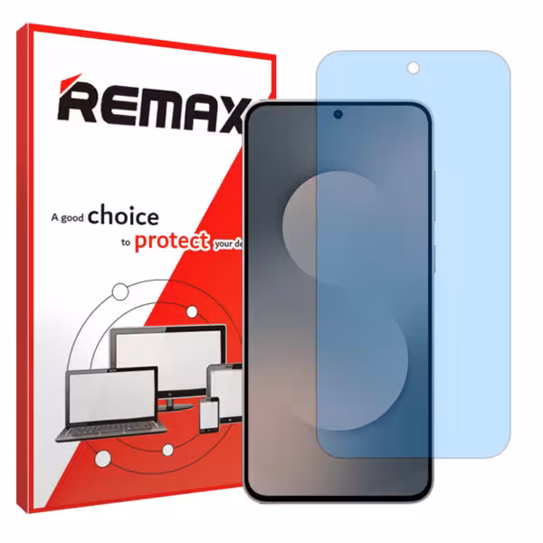 گلس سامسونگ Galaxy S25 FE مدل مات آنتی بلو برند ریمکس کد S