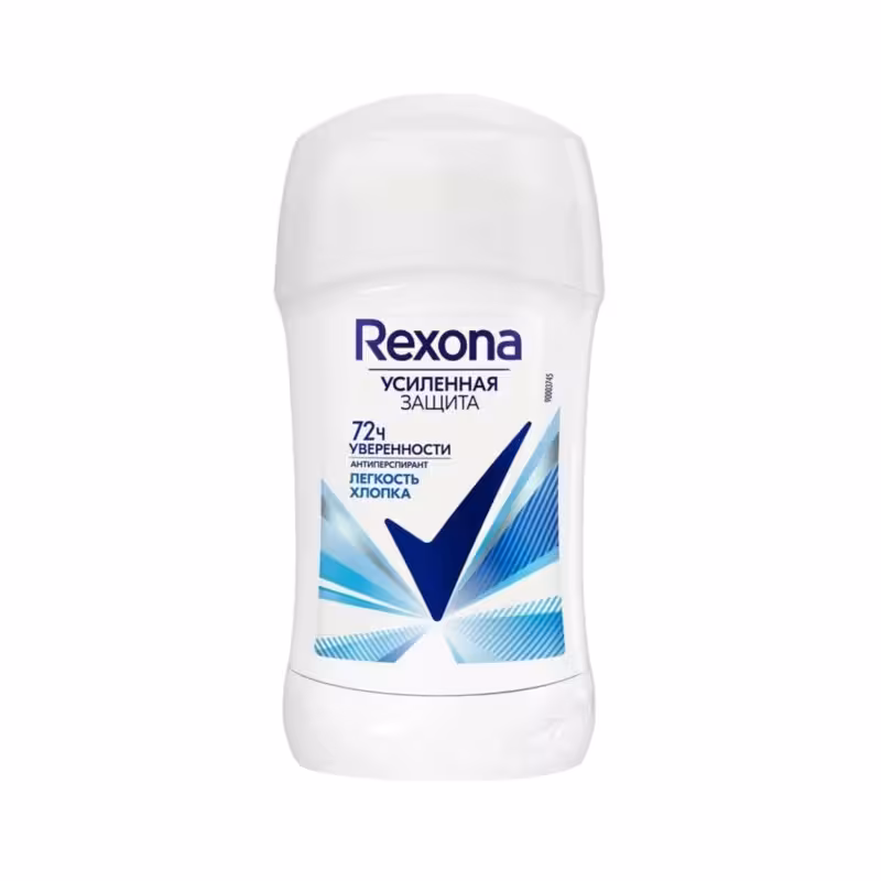 استیک ضد تعریق زنانه روسی رکسوناِِ REXONA مدل COTTON DRY (آبی) حجم 40 میلی لیتر