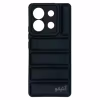 قاب پافری ساده مناسب برای Xiaomi Poco X6 / Note13 Pro-5G-مشکی