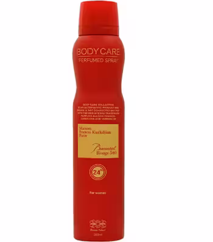بادی کر اسپری بدن زنانه باکارات رژ 540 (Body Care Bacarat Rouge 540 Body Spray For Women 200 Ml)