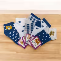 جوراب مچی بچگانه معین ده جفتی میکس تدی توپ توپ