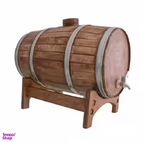 کلمن آب طرح بشکه چوبی