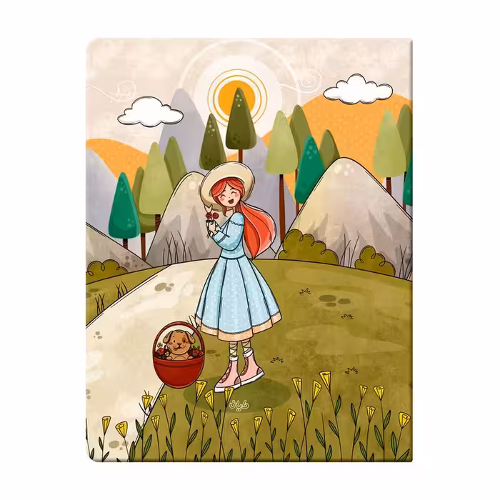 دفتر کلاسوری 80 برگ دایان طرح آلیس کد 07 | چاوه