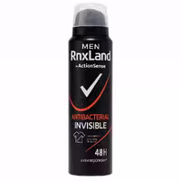 اسپری مردانه رنکسلند Rnxland رایحه Antibacterial  Invisible حجم 150 میل