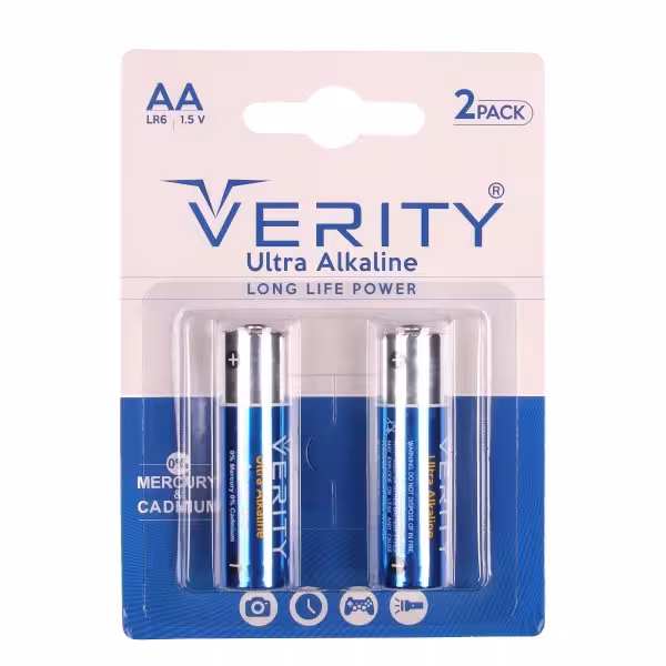 باتری قلمی وریتی مدل Ultra Alkaline بسته 2 عددی