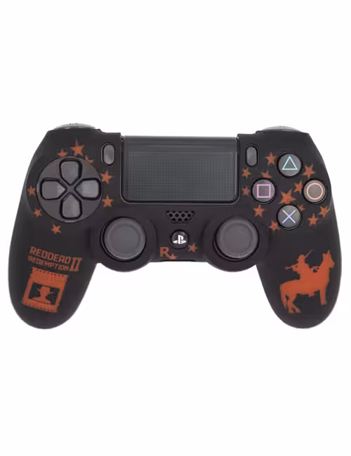 روکش محافظ دسته PS4 لیزری مشکی قرمز طرح رد دد ریدمپشن 2 کد a