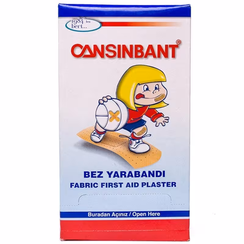 چسب زخم پارچه‌ای CANSİNBANT بسته 300 عددی