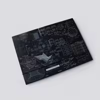 پوشه مقوایی نرم افزار مشکی دات نوت (dotnote)