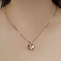 گردنبند ژوپینگ طرح مروارید Xuping Necklace کد GNB16200W